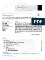 Waste Management: Food Waste and The Food-Energy-Water Nexus: A Review of Food Waste Management Alternatives