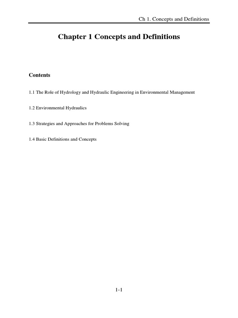 Advanced Environmental Hydraulics SNU PDF Diffusion Wastewater