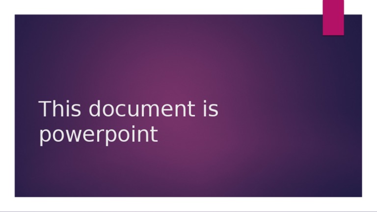 Powerpoint | PDF