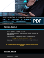 Tema 05 Sistemas de Numeración Decimal, Binario, Octal y Hexadecimal