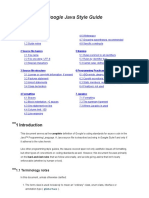 Google Java Style Guide
