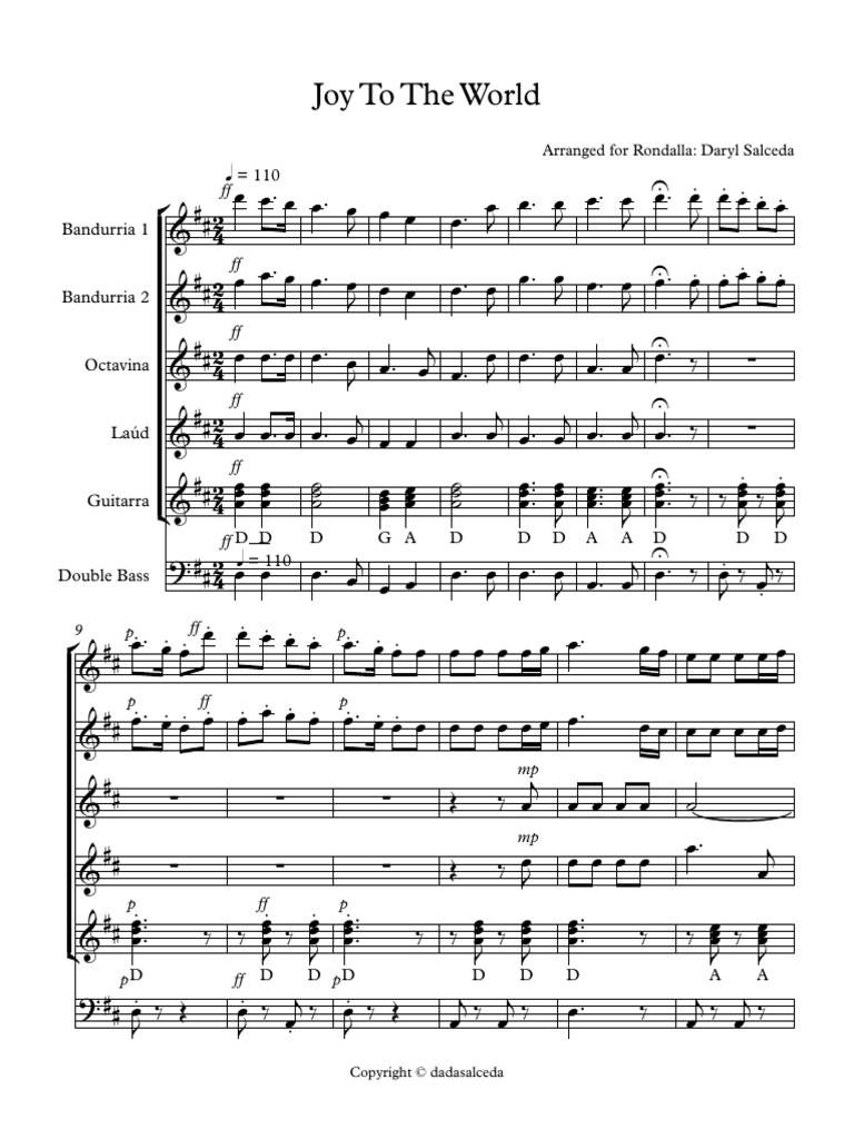 joy-to-the-world-full-score-pdf-pdf-chordophones-instruments