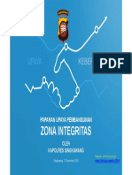 Paparan Zona Integritas Polres Singkawang Ke Tim KemenPANRB 2018