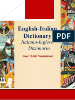 English-Italian Dictionary, Italiano-Inglese Dizionario (Over 12,000 Translations! Learn How To Speak Italian Language Tools Book 27) - Nodrm