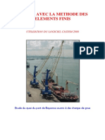 Rapport étude du quai d'un port calcul avec l'EF - Logiciel CASTEM 2000.pdf