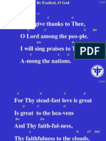 I Will Give Thanks To Thee, O Lord Among The Peo-Ple. I Will Sing Praises To Thee A-Mong The Nations