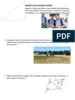 Problemas Con Ecuaciones Lineales