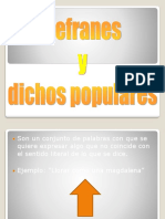 Dichos y Refranes Chilenos