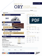 Yb Order Form