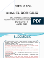 El Domicilio