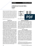 Kutay Orakcal & John W. Wallace. Flexural Modeling of Reinforced Concrete Walls - Experimental Verification. ACI STRUCTURAL JOURNAL, 2006