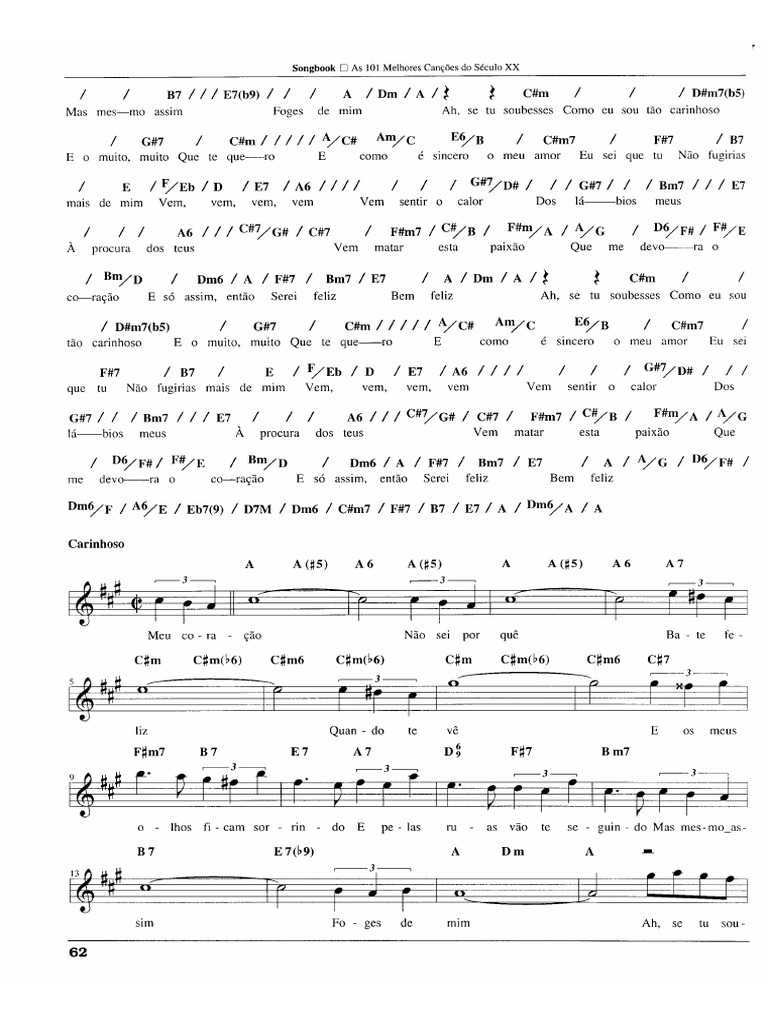 Partitura - Carinhoso