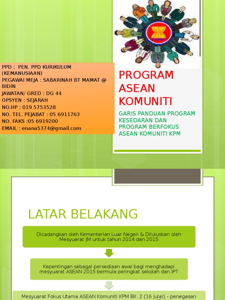 Panduan Program Kesedaran ASEAN 2014 | PDF