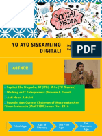 Yo Ayo Siskamling Digital!: Septiaji Eko Nugroho Ketua Presidium Mafindo