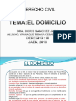 El Domicilio