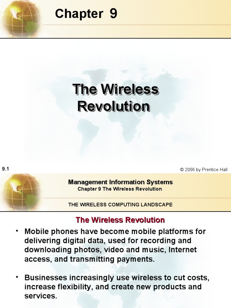 The Wireless Revolution | PDF | Wireless | Mobile Phones