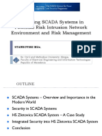 Operating SCADA Systems in Potential Risk Intrusion Network Environment and Risk Management