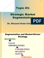 CHAPTER 3 Strategic Market Segmentation