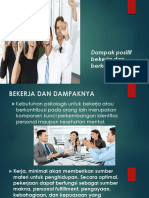 Dampak Positif Bekerja Dan Berkarier (Pertemuan III)