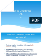 Applied Linguistics