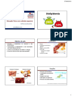 Dislipidemia: metabolismo do colesterol e lipoproteínas