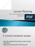 ESL Content Standards Training Barbara R. Denman: Training Guide Session III