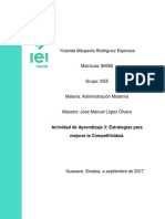 Actividad de Aprendizaje 3 Estrategias Para Mejorar La Competitividad