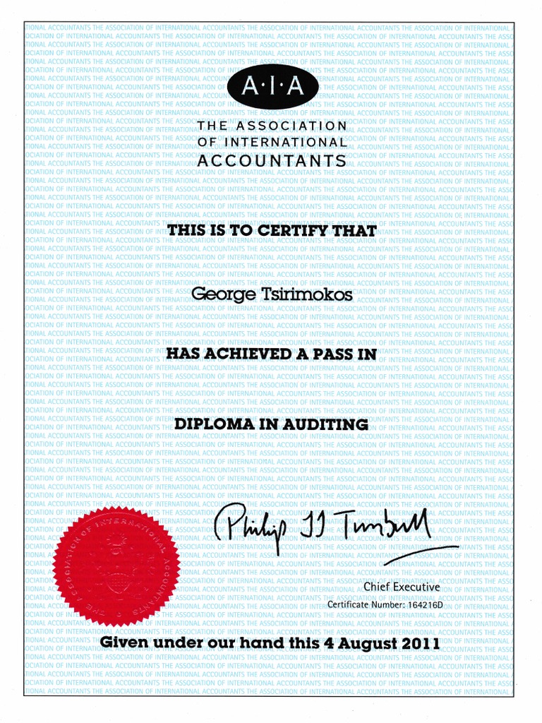 Graduate Certificate In Internal Auditing – VTDQ