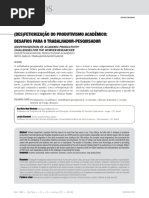 Fetichização Do Produtivismo Academico