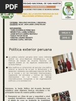 Vision Del Peru en Sus Relaciones Internacionales