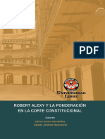 Robert Alexy y La Ponderación en La Corte Constitucional