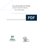 Programa Mpal Desarrollo Urbano Sustentable de Cuautlancingo