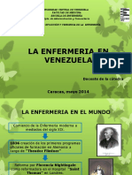 La evolución de la enfermería en Venezuela