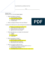 Unit Test Answer Key