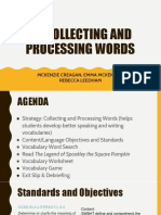#7 Collecting and Processing Words: Mckenzie Creagan, Emma Mckenny & Rebecca Leedham