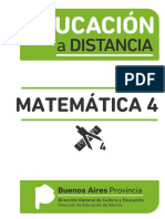Educación a Distancia Matemática 4