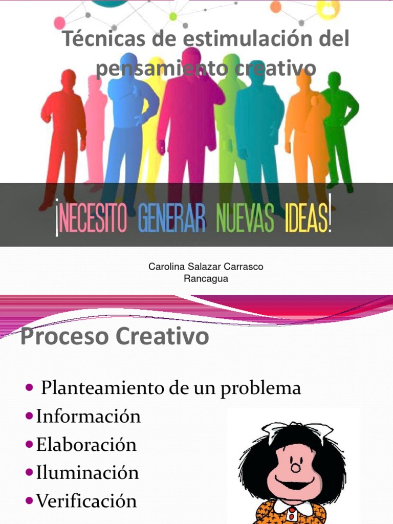 03 Tecnicas Para Estimular El Pensamiento Creativo