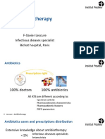 Antibiotherapy: F-Xavier Lescure Infectious Dieases Specialist Bichat Hospital, Paris