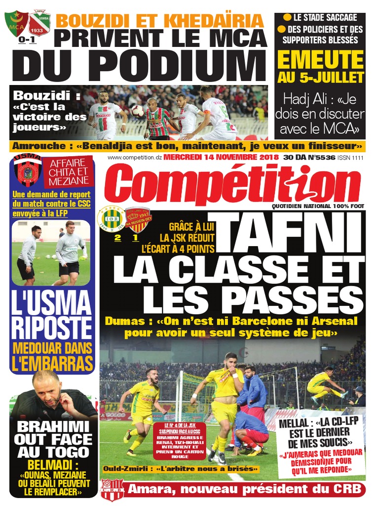 5536 Pdf Football Organisations Sportives