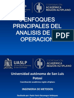 9 Enfoques Principales Del Analisis de La Operacion