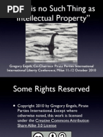 There is No Such Thing as Intellectual Property