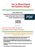 Introduction To Mixed-Signal, Embedded Systems Design