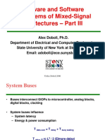 Hardware and Software Subsystems of Mixed-Signal Architectures - Part III