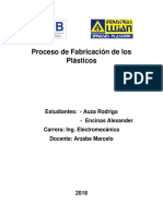 Proceso de Fabricación de Plasticos PDF
