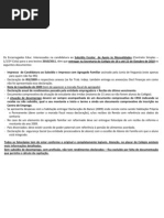 Documentos para Subsídio