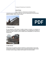 Procesos Productivos Fundición.: 1. Preparación de Materias Primas