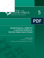 Democracia, Direito e Gestão Pública