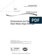 dimensions of steel water pipes