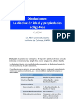 Disoluciones: La Disolución Ideal y Propiedades Coliga4vas: Dr. Abel Moreno Cárcamo Ins8tuto de Química, UNAM