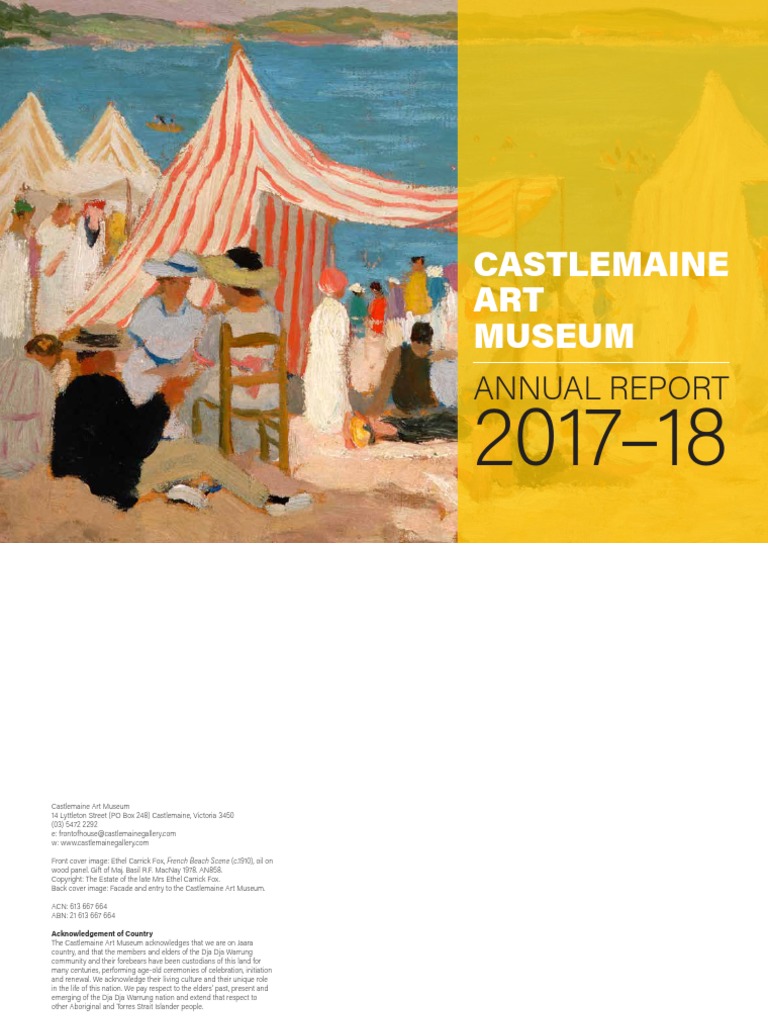 Cam Annual Report 2018 Final | PDF | Museum | Art Museum